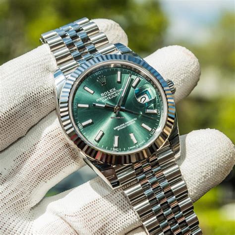 datejust green dial rolex|More.